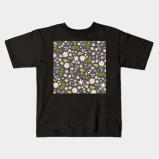 Elegant Floral Pattern Kids T-Shirt